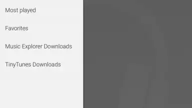 Captura de tela de Shuttle Music Player 1