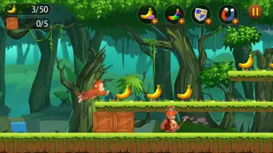 Captura de tela de Jungle Monkey Run 7