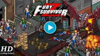 Captura de tela de Fury Survivor: Pixel Z 1