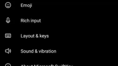 Captura de tela de Microsoft SwiftKey Beta 2