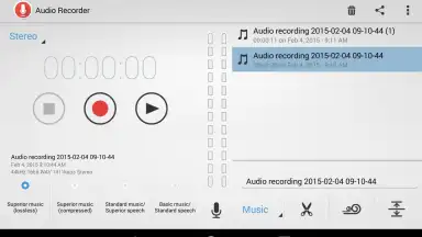 Captura de tela de Audio Recorder 3