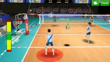 Captura de tela de Volleyball 3D 5