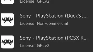 Captura de tela de RetroArch 12