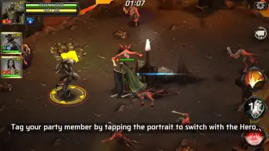Captura de tela de Ultimate Heroes 1