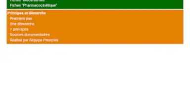 Captura de tela de Application Prescrire 12