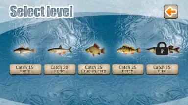 Captura de tela de Winter Fishing 3D 3