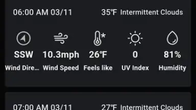 Captura de tela de Know Weather 4
