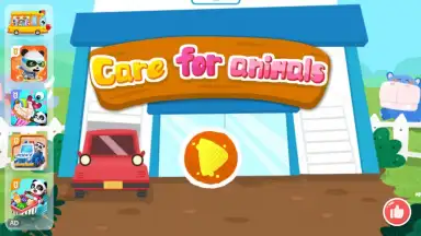 Captura de tela de Baby Panda: Care for animals 7