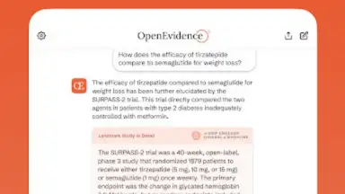 Captura de tela de OpenEvidence 3