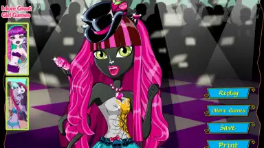 Captura de tela de Monster Catty Noir Hair Salon 1