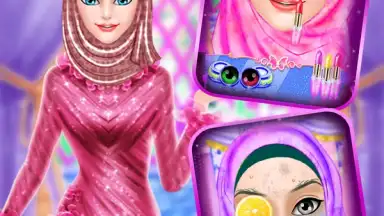 Captura de tela de Hijab Girl Salon- Muslim Fashion Princess Makeover 2