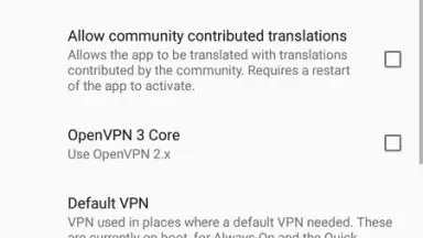 Captura de tela de OpenVPN 12