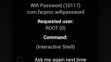 Captura de tela de Wifi Password(ROOT) 1