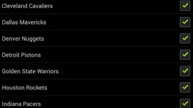 Captura de tela de Basketball Livescore Widget 12