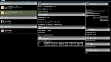 Captura de tela de VirtualBox Manager 1