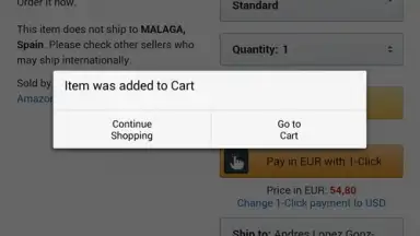 Captura de tela de Amazon for Tablets 1