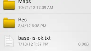 Captura de tela de OI File Manager 3