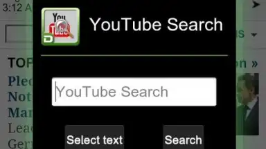 Captura de tela de YouTube Search 1