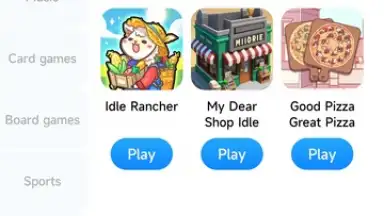 Captura de tela de Xiaomi Game Center 5