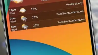 Captura de tela de Weatherzone 1