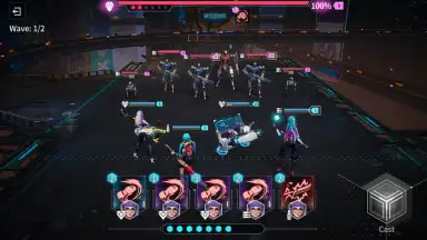 Captura de tela de Rise of Cyber 8