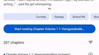 Captura de tela de LNReader 3