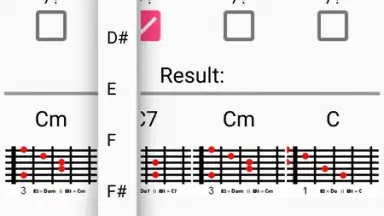 Captura de tela de Chords Transposer Free 3