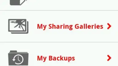Captura de tela de VZ Backup 1