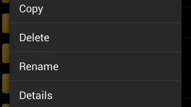 Captura de tela de Root File Manager 4