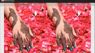 Captura de tela de Mehndi Designs 1