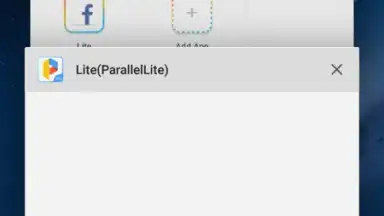 Captura de tela de Parallel Space Lite 2