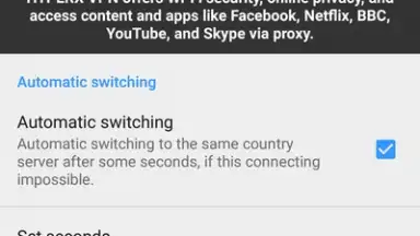 Captura de tela de HYPERX VPN 4
