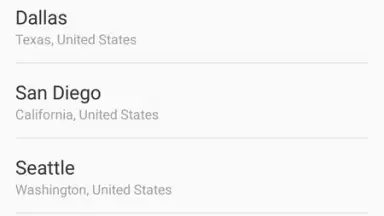 Captura de tela de Local Weather Forecast 1
