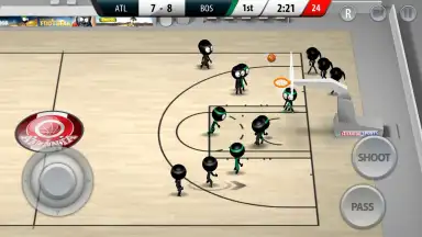 Captura de tela de Stickman Basketball 2017 2