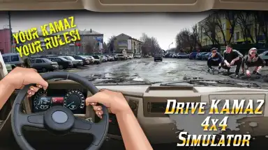 Captura de tela de Drive KAMAZ 4x4 Simulator 3