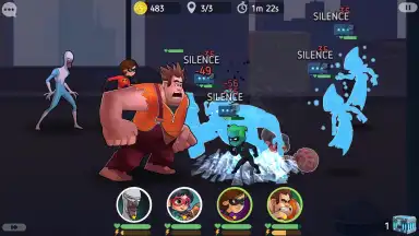 Captura de tela de Disney Heroes: Battle Mode 6