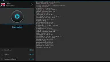 Captura de tela de DroidVPN - Android VPN 1