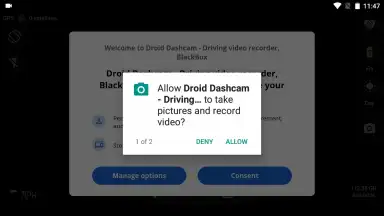 Captura de tela de Droid Dashcam - Driving video recorder 4