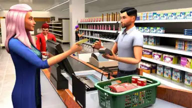 Captura de tela de Shopping Mall Store 3D Cashier 4