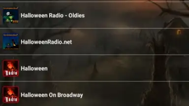 Captura de tela de Free Radio Halloween Live 4