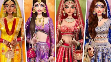 Captura de tela de Fashion Dress Up Wedding Games 1