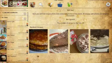 Captura de tela de Cake recipes 5