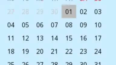 Captura de tela de Simple Calendar 4