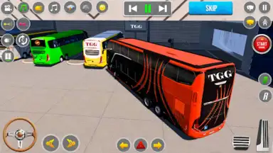 Captura de tela de Bus Driving: Real City Bus 3