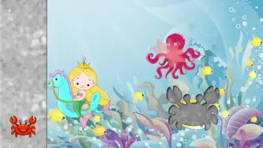 Captura de tela de Mermaid Puzzles for Toddlers 2