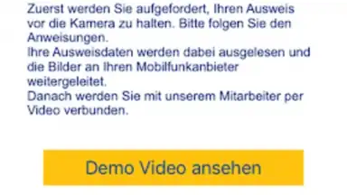 Captura de tela de ALDI TALK Registration 4