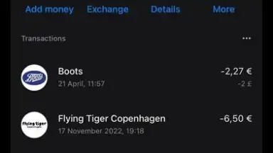 Captura de tela de Revolut 3