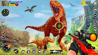 Captura de tela de Wild Dinosaur Hunting Attack 3
