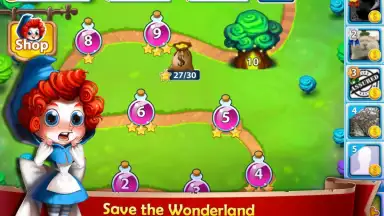 Captura de tela de Solitaire in Wonderland 4