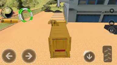 Captura de tela de Offroad Truck Simulator - Garbage Truck Game 11